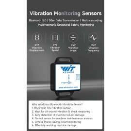 Witmotion Ble Vibration Sensor WTVB01-BT50 Ble Wireless MPU6050 Multi-Connect Vibration Se