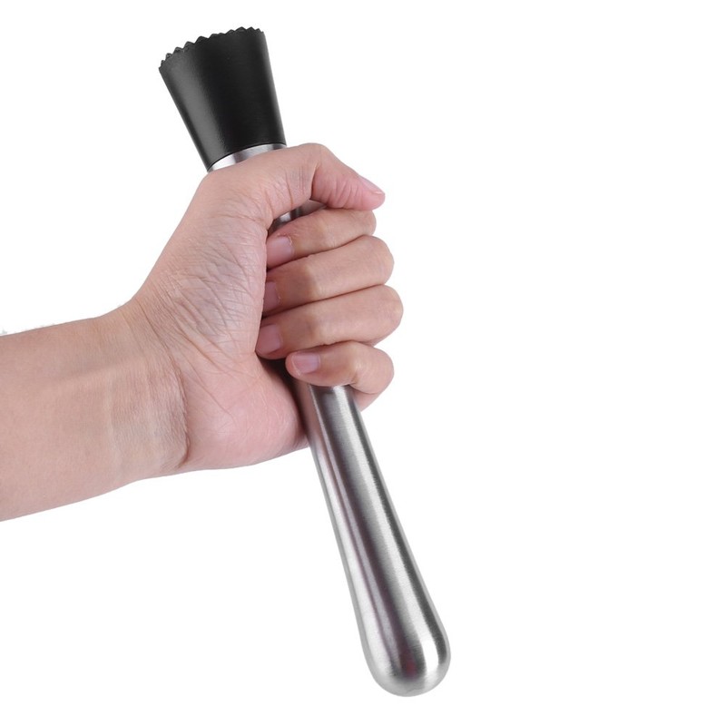 Machacado, Acero Inoxidable Bar Stick Cocktail Mojito Muddler Masher Fruta