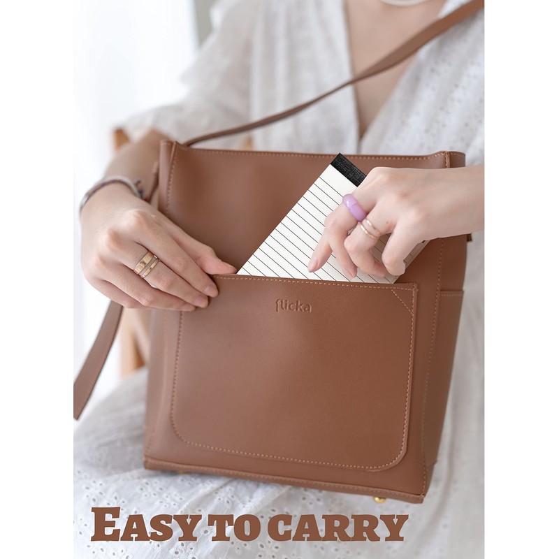 10 Pack A6 Notepad Small Lined Writing Notepads 4 x