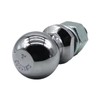 Chrome-Plated 50mm Trailer Hitch Tow Ball, Hot-Forged Steel, 3,500 lb
