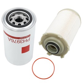 6.7L Cummins Oil Filter and Fuel Water Separator Set Compatible with 2007-2009 Dodge Ram 2500 3500 4500 5500 Diesel,Replaces PH3976A, 68061634AA, Wix 51607 33733