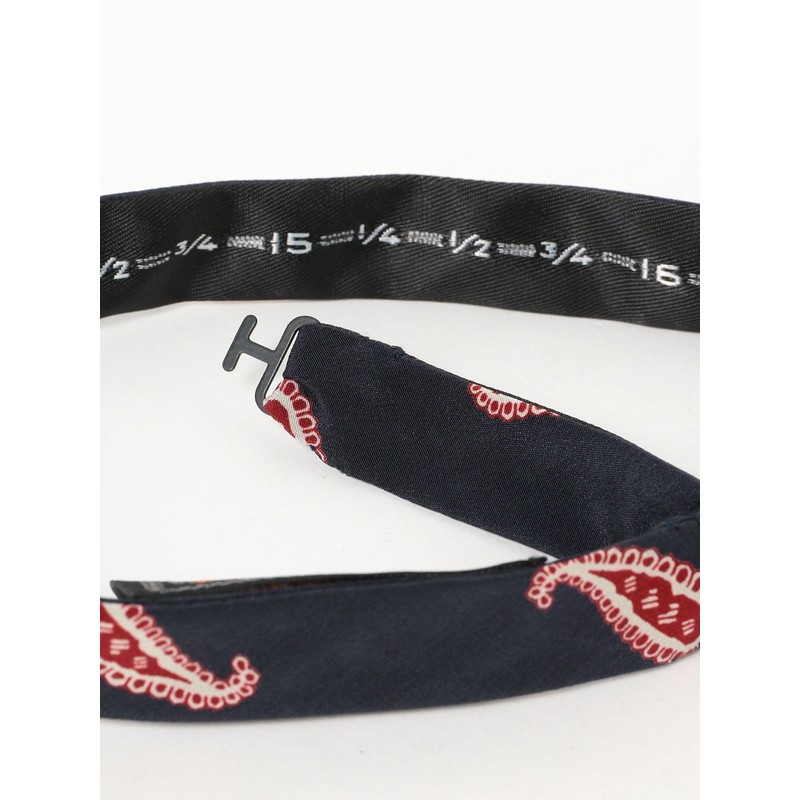 Beams Plus Necktie, Printed Paisley, Bowtie, Men's, navy