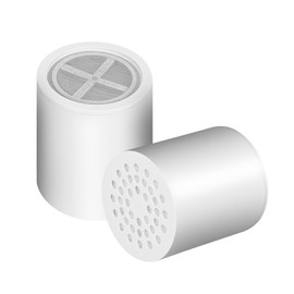 HarJue 15 Stage Shower Filter Replacement Cartridge, Universal High Output Shower Filter for Hard Water Remove Chlorine and Harmful Substances, Body Caring, Fit Any Similar Shower Filter, 1 Pack