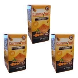 Curmafort Nat Con Colágeno Y Zinc 3 Piezas Naturaleza Verde