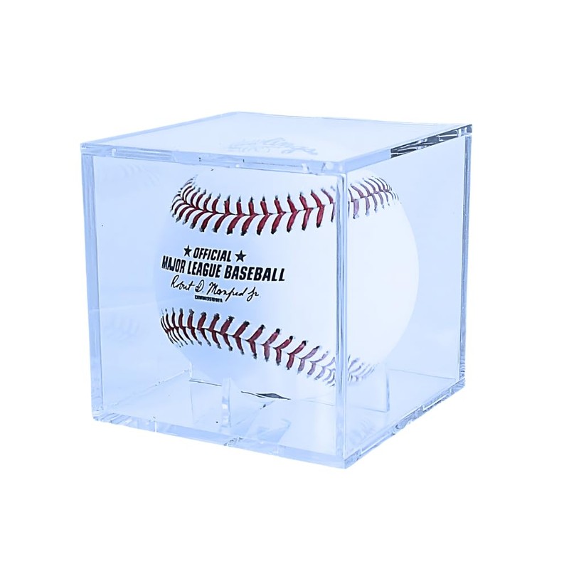 UV Protected Baseball Display Case | Acrylic Baseball Cube Clear