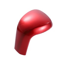 Hihaha Gear Shift Lever Cover Automotive Interior Shifter Head Protector Trim for Toyota Camry 2018 2019 2020 2021 2022 2023 Corolla Sedan 2019-2023 Red Durable Material