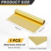 uxcell Brass Sheet Roll, 40" x 12" x 0.006" Metal