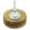 Osborn 2506542 Wheel Brush Crimped of Brass Wire, 0 V,