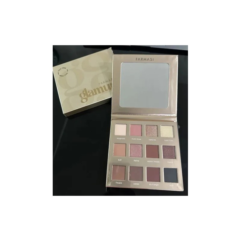Paleta De 12 Sombras De Ojos Glam Up Farmasi, Sin