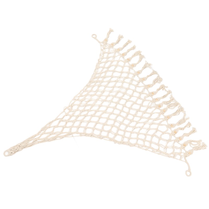 Stuffed Animal Hammock Hand Knitted Bohemian Style Cotton Rope Widely