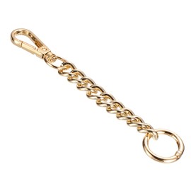 PATIKIL Wallet Extender Chain 15cm Metal Wallet Chain Strap Extender Bag Chain Crossbody Shoulder Handbag Strap for DIY Handbag Crossbody Bag Wallet Gold Color