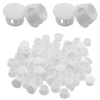 Qjaiune 1/2 Inch / 13mm Hole Caps White Plastic Hole