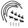 Nakkaa Steam Vent Hose Kit -4 AN Complete Coolant Crossover