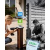 ROMANJOY 4x4 Post Solar Lights, 3 Colors Fence Light Solar