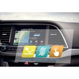 Universal Trimmable Screen Protector for All Fiat Navigation (3-Pack), Anti-Glare and Anti Finger Print, 8 x 7 inches