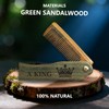 CHGCRAFT Crown Folding Wooden Comb Foldable Beard Comb Carved Wooden