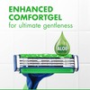 Gillette Sensor3 Sensitive Men's Disposable Razor, 4 Razors