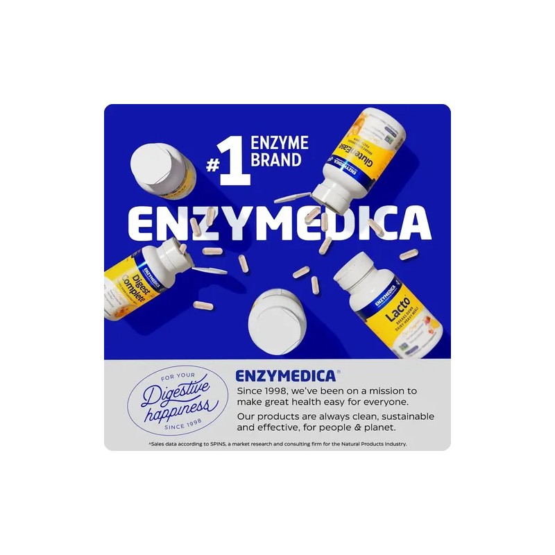 Enzymedica Dairyassist Enzimas Lactosa 60 Tabletas Vainilla
