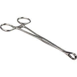 HTS 164S7 7" Non-Slotted Locking Foerster Sponge Forceps