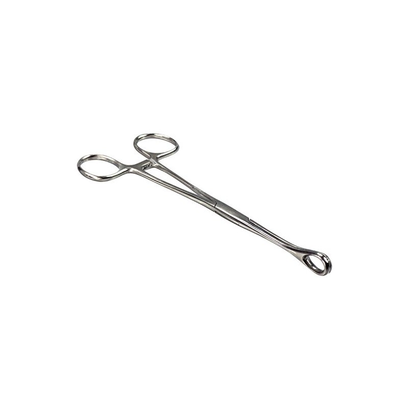 HTS 164S7 7" Non-Slotted Locking Foerster Sponge Forceps