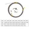 5LB-280LB 7 Strands Stainless Steel Wire Leader Nylon Coated-32.8ft Fishing