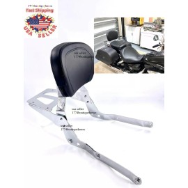JMEI NEW Sissy Bar Backrest Luggage Rack Honda Shadow Aero VT 750 VT750CS 04-2023 USA