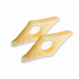 2 Pack Book Page Holder for Reading, Jelly Pattern Thumb Bookmark, Thumb Book Page Holder, Book Opener Holder, Book Accessories Gifts for Teacher, Student and Reading Lovers (Peach Fuzz)