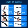 5 PLUS Windshield Wipers Replacement for 2015-2023 Nissan Murano Windshield