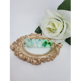 Forest Butterfly Handmade Nail Tips - Short Almond / 숲속나비 수제네일팁 - 숏아몬드