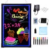 Voilamart LED Message Writing Board, 32" x 24" Flashing Illuminated