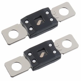 SIGANDG 125A MEGA High Current Fuse AMG Fuse 125 Amp Bolt-on Fuse for Cars, Trucks, Construction Vehicles, Buses, Caravans (2 Pcs)