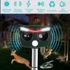 DONWELL 360° Solar Ultrasonic Pest Sensor Repellers Deterrent Animal Outdoor