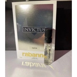 PACO RABANNE Invictus Parfum Sample spray vial 1.5ml 0.05oz New with card