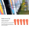 HERCHR 5Pcs Archery Rubber Arrow Tips, 6mm Rubber Arrowheads Archery