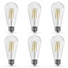 Jensense Edison LED Light Bulbs E26 Bulb 60 watt Equivalent