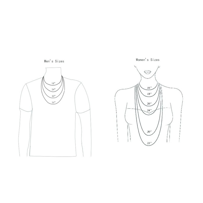 FOSIR 2mm Titanium Steel Unique Black Snake Chain Necklace for