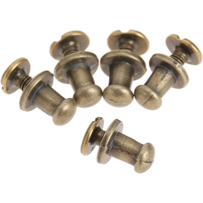 Mgoodoo Pack of 12 Mini Box Jewellery Cabinet Knob Antique