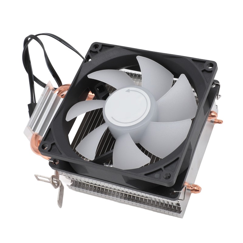 CPU Cooler Dual Heat Pipe 48CFM DC12V Quiet Operation Hydraulic