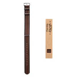 Archer Watch Straps - Nylon NATO Watch Straps - Choice of Colour and Size, 18mm