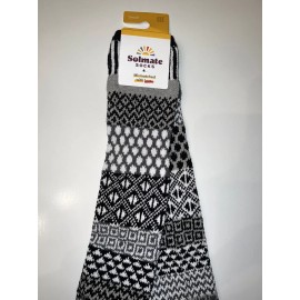 SOLMATE MISMATCHED Knee Socks New Size Adult Small Womens 6-8 Mens  5-7MIDNIGHT