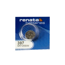 Renata Batteries 397 Silver Oxide Button Cell Watch Battery (1 Pc)