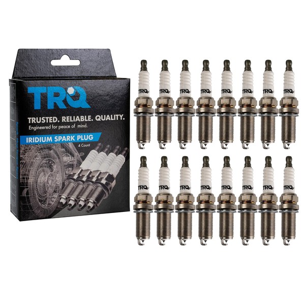 TRQ Iridium Spark Plugs Engine Tune Up Ignition Kit 16