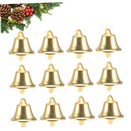 ORFOFE 120pcs Mini Wind Chimes Mini Decor Gold Trim Metal Liberty Jingle Bells The Bell Pet Doorbell
