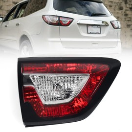 Huray Left Inner Tail Light Fit for Chevy Traverse 2013-2017, LH Taillight OE Style Tail lamp Rear Brake Lamp Replacement for GM2802108 Driver Side