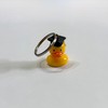 Graduation Duck Keyring with Rubber Design