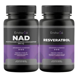 Combo Antioxidante  Resveratrol, Pimienta Negra Y Nad                                                                                                 