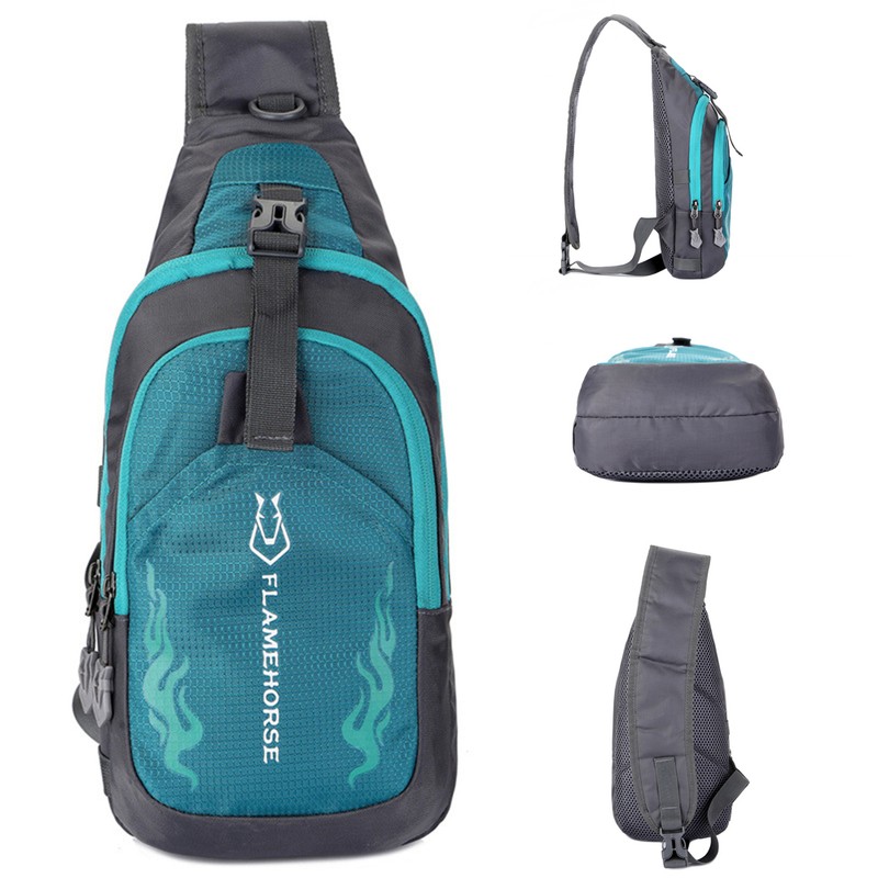 Men Sling Backpack Chest Crossbody Bag Shoulder Bag Travel Sports