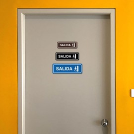 Signs ByLITA Standard Salida Sign (Red) - Large