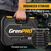 GRENPRO Ratcheting Wrenches Set, Combination Wrench Sets With Organizer Box,