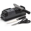 Ceelpeopar Professional 3-Stage Electric Knife Sharpener for Kitchen Knives, LCD